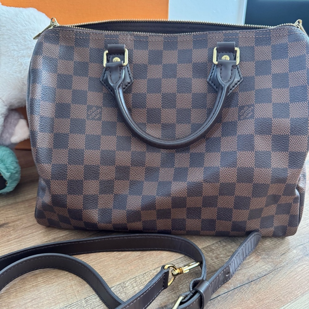 Louis Vuitton Damier Ebene Speedy 30 Bandoulière - Picture 2 of 16